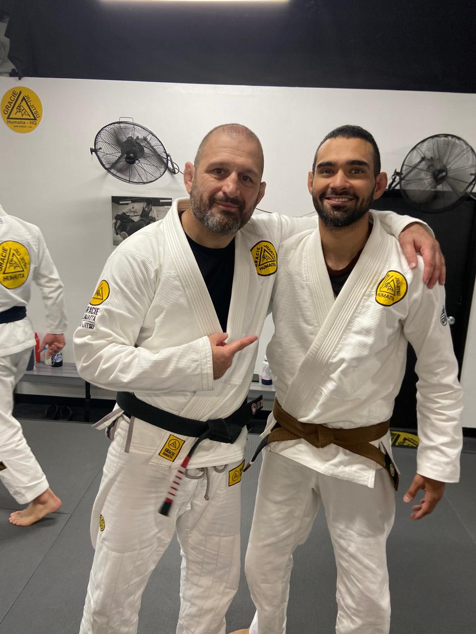 Carlos Gil con Ralph Gracie - Conexión internacional del linaje